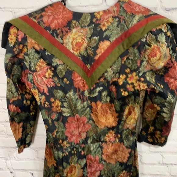 S.L. Fashions Vintage Floral Wrap Dress - Picture 12 of 12